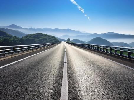 舗装道路_AS000002 舗装道路_AS000002の写真