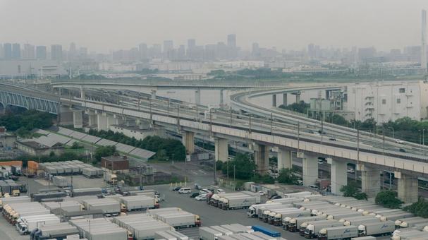 江戸川区の風景3 江戸川区の風景3 江戸川区,風景,上空写真の写真素材