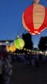 お祭り お祭り お祭り,提灯,日本の夏の写真素材