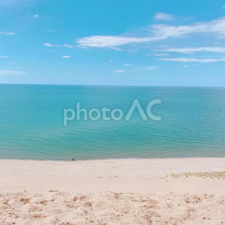 海　 風景,景色,砂の写真素材