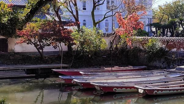 Scenery of Suigo Yanagawa 001, river descent, yanagawa, sightseeing, JPG