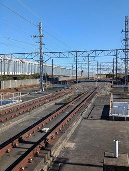 電車の終電 電車の終電の写真
