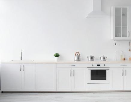 シンプルなキッチン シンプルなキッチンの写真