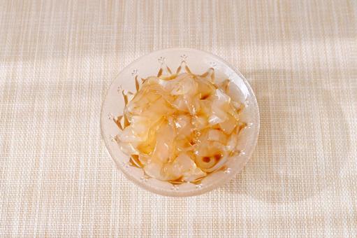 葛きり 葛きり 葛きり,和菓子,黒蜜の写真素材