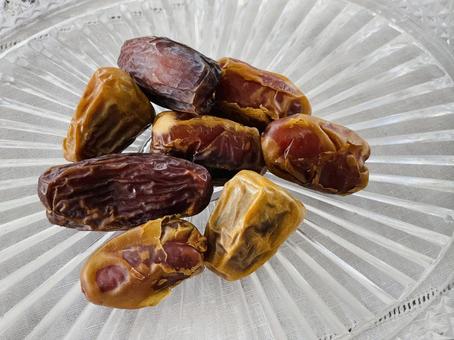 栄養豊富な自然の甘みデーツの実 デーツ,ナツメヤシ,中東の写真素材