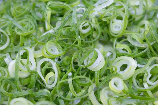 きざみねぎ 刻み葱,葱,薬味の写真素材