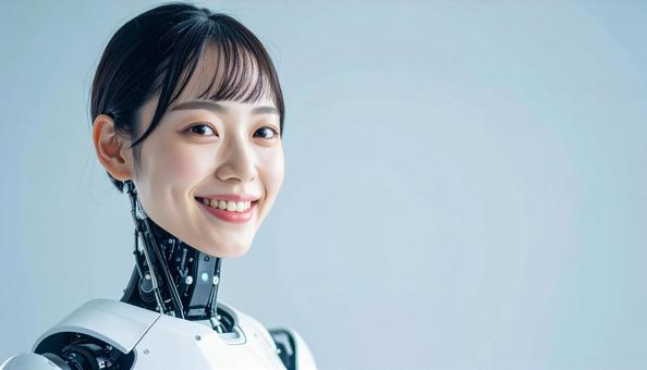 美しい女性型サイボーグ(日本人) 美しい女性型サイボーグ(日本人)の写真