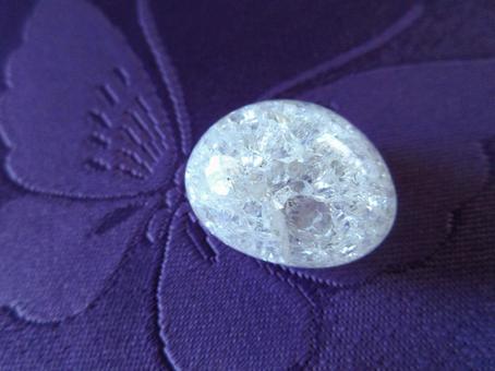 爆裂蝶々 爆裂水晶,クラッククリスタル,天然石の写真素材