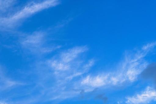青空と白い雲 青空と白い雲の写真