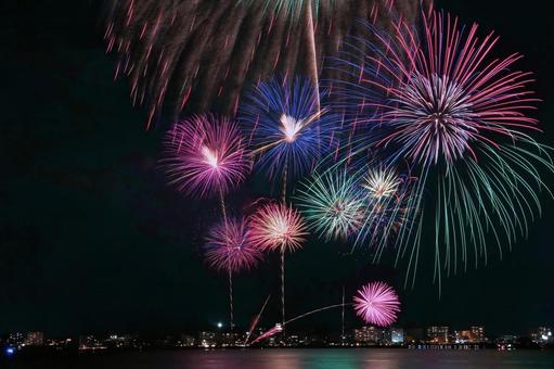 打ち上げ花火/松江水郷祭 打ち上げ花火/松江水郷祭の写真