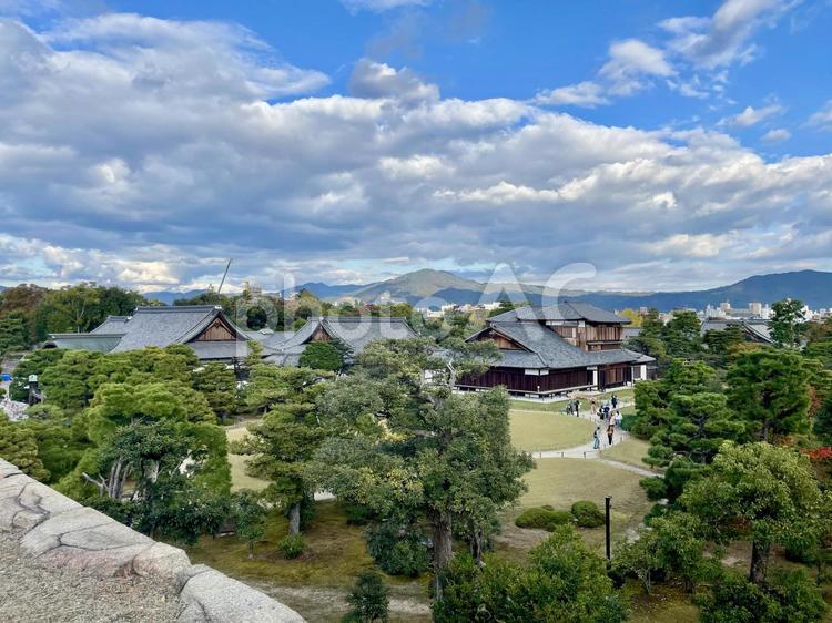 二条城　庭園 京都,寺,池の写真素材
