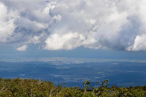 蔵王の風景⑵ 蔵王の風景⑵ 蔵王,木々,空の写真素材