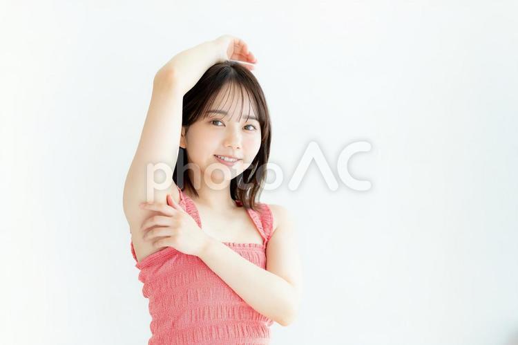 若い女性の美容イメージ 美容,ビューティー,ワキの写真素材