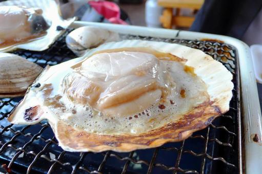 烤扇貝 烤扇貝