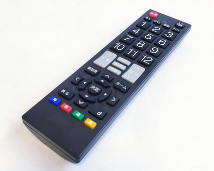 テレビ　リモコン3 リモコン,表面,ボタンの写真素材