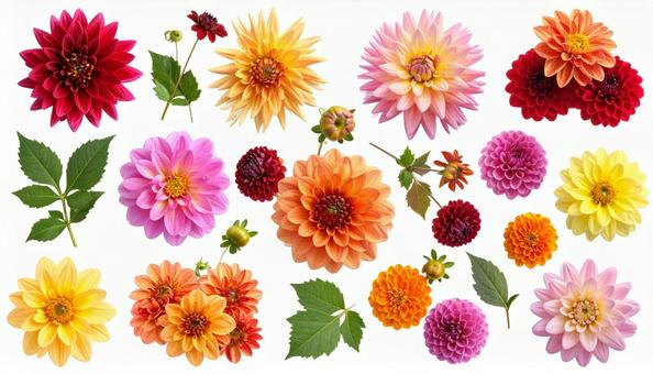 秋の花 ダリア 秋の花 ダリアの写真