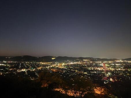 水島の夜景 夜景,ネオン,明かりの写真素材