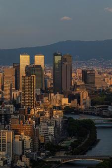 都市景観 都市景観 ステーションワン,淀屋橋,大阪の写真素材