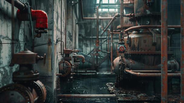 廃工場 廃工場の写真