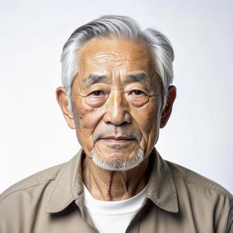 お年寄りの男性 AI生成画像   お年寄りの男性 AI生成画像  の写真