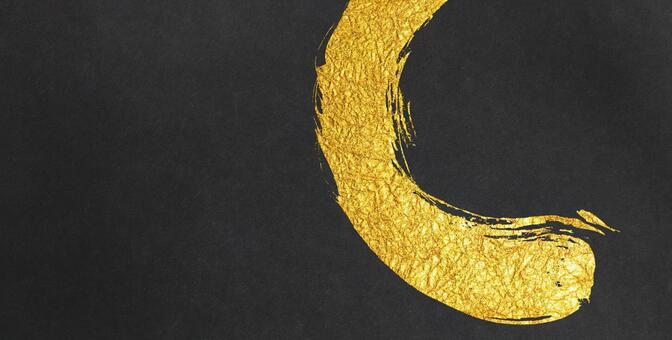 黒和紙に金の模様が描かれた高級感ある背景 和紙,黒,背景の写真素材