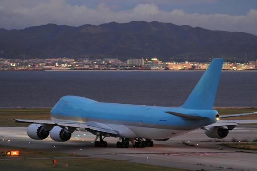 飛行機 ボーイング747 飛行機 ボーイング747 旅客機,航空機,フライトの写真素材