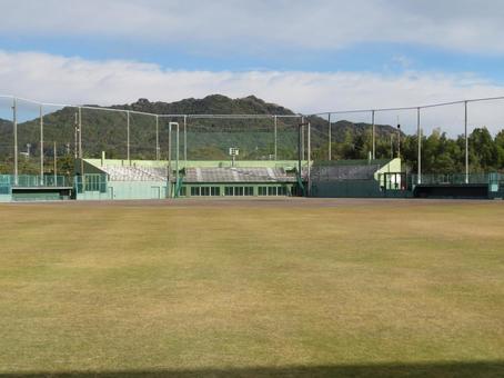 鴨川市営球場 鴨川市営球場,鴨川市総合運動施設,野球場の写真素材