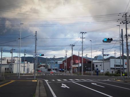 気仙沼の街並み(宮城県・気仙沼市) 気仙沼の街並み(宮城県・気仙沼市) 気仙沼,街並み,早朝の写真素材