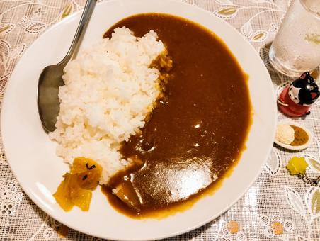 レトロ町中華のカレー レトロ町中華のカレー カレーライス,ライスカレー,レトロの写真素材