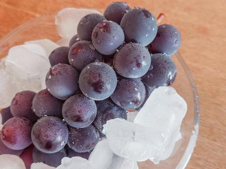 Photo, gigantic peak, ice, fruits, 