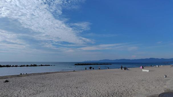砂浜、海、青空 砂浜、海、青空 海,砂浜,空の写真素材