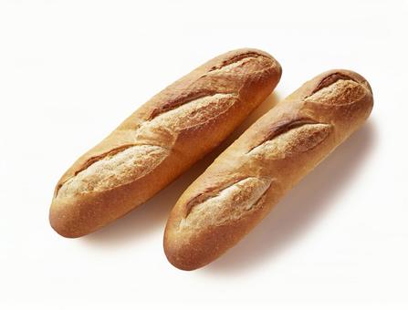 フランスパン2本 フランスパン2本の写真