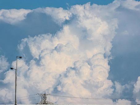 もくもく雲 もくもく雲の写真