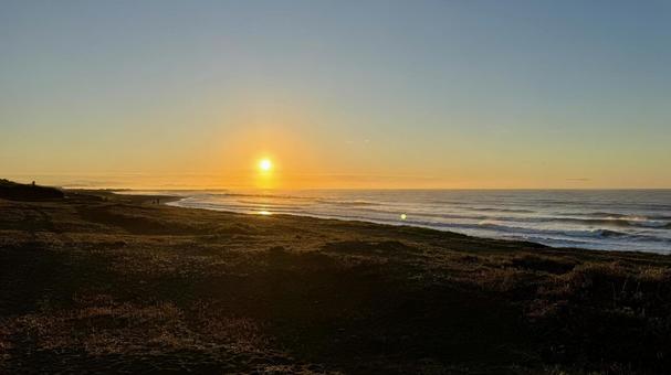 ハッピービーチ ビーチ,テラス,湘南の写真素材