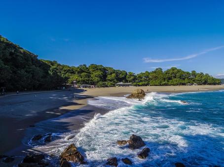 【高知県】高知市・桂浜 桂浜,高知市,高知県の写真素材
