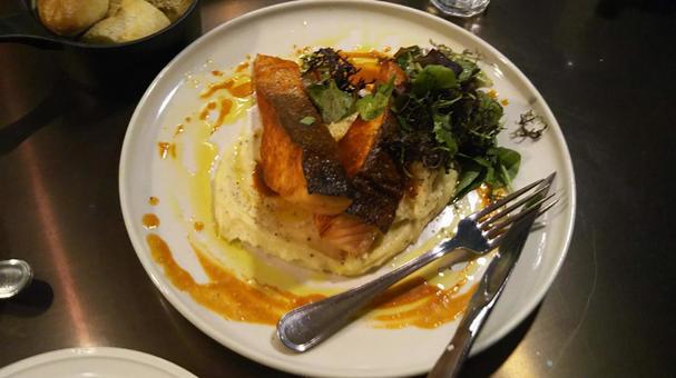 鮭のコンフィ 鮭のコンフィの写真