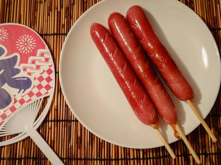夏祭りフランクフルト1 夏祭りフランクフルト1 フランクフルト,ソーセージ,お祭りの写真素材