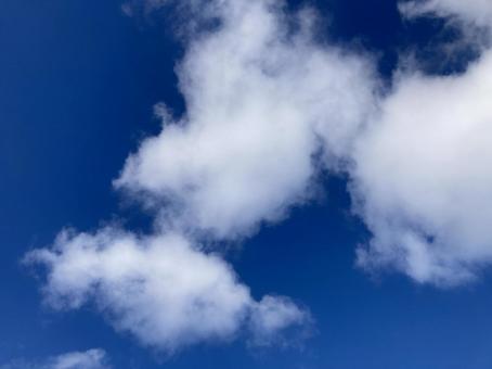 青空と雲 青空と雲の写真