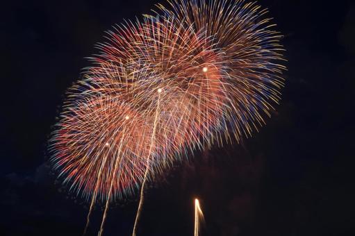 長岡花火2025 長岡花火,2025,長岡の写真素材