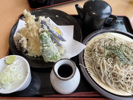 天ぷらそば　そば  蕎麦　soba　和食 天ぷら,そば,蕎麦の写真素材