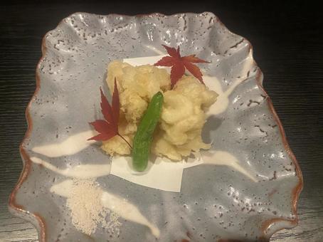 白子の天ぷらの写真