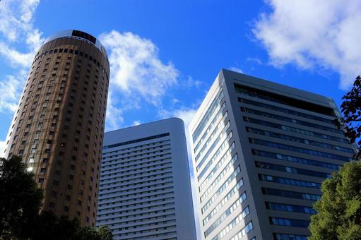 大阪梅田市街景, JPG 大阪梅田市街景, 大阪, 梅田, 建築, JPG