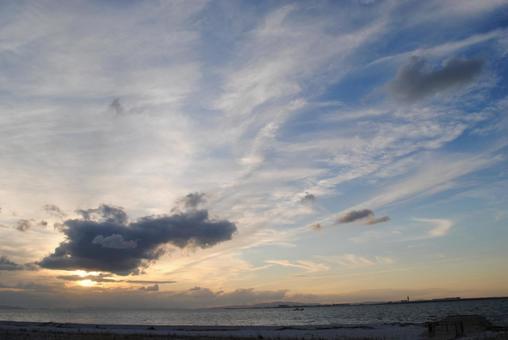 夕暮れ 夕暮れの写真