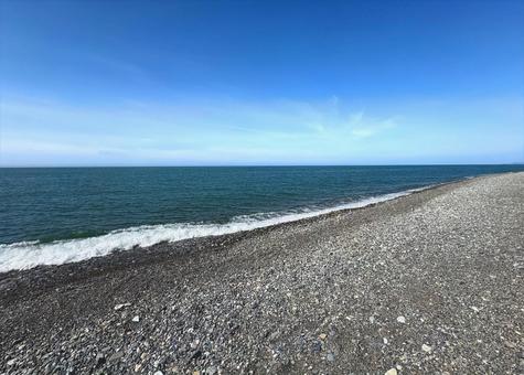 日本海 日本海 晴天,空,自然の写真素材