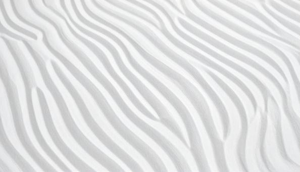 白い砂のテクスチャ・砂紋 白い砂のテクスチャ・砂紋の写真