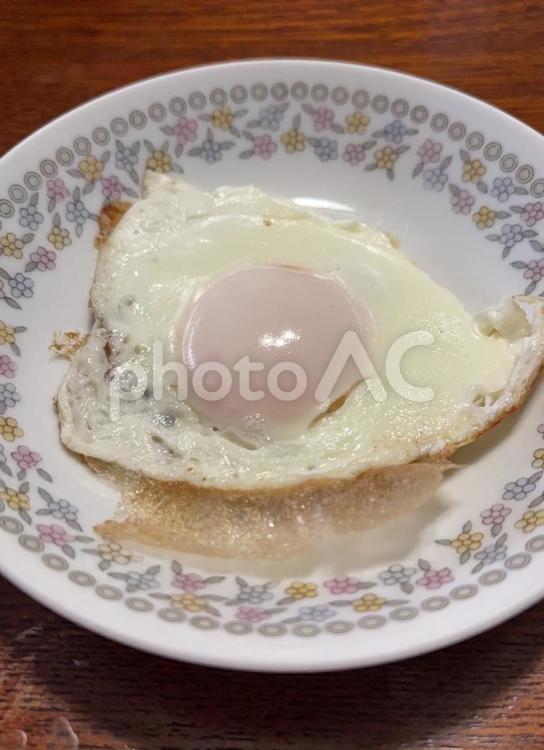 R7.02.13　目玉焼き　1 目玉焼き,朝食,玉子焼きの写真素材