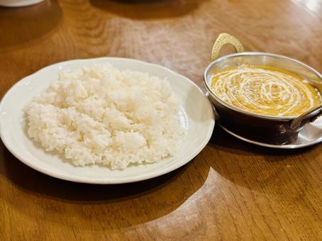 Photo, chicken, curry, spices, 