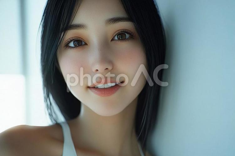 笑顔の美しい日本女性 女性,美人,若いの写真素材