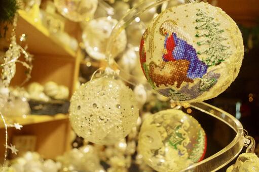 ウィーンのキリスト降誕オーナメント クリスマス,オーナメント,クリスマスマーケットの写真素材