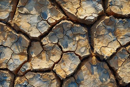 乾いた地面のひび割れテクスチャー背景 乾いた地面のひび割れテクスチャー背景の写真
